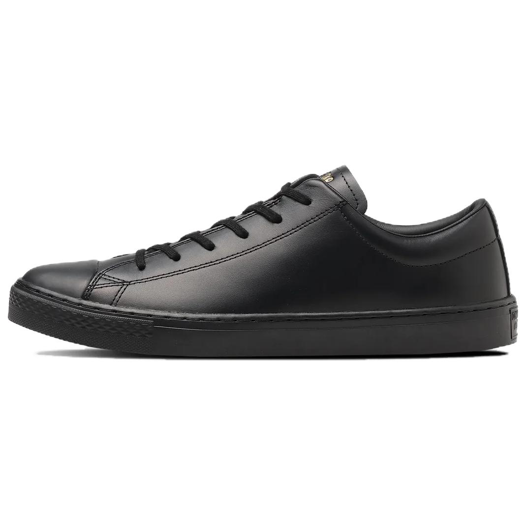 Converse All Star Coupe Кожаные Нескользящие Износостойкие Низкие Кеды для Скейтборда Унисекс Черные 38002001 40