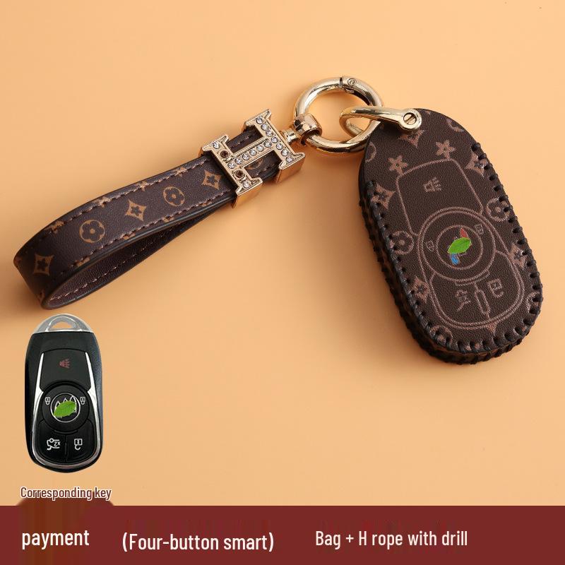 21 Buick Key Cover: New Excelle, Encore, Verano XT, LaCrosse, Regal - Stylish Women's Car Key Case