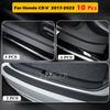 For Honda CR-V CRV 2012-2025 Car Door Sill Scuff Stickers Trunk Panel Guards Protector Trim Anti-scratch Exterior Parts Decor