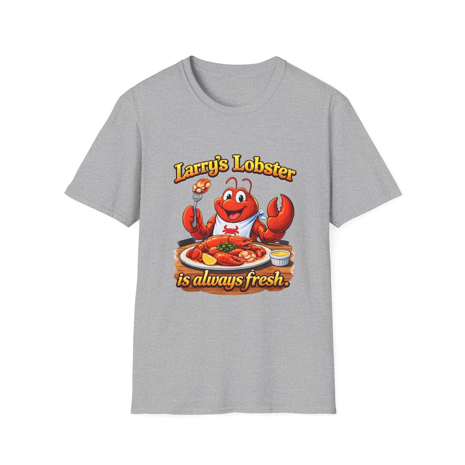 Larry s Lobster Restaurant Lobster T-Shirt | Seafood Dining Logo 4XL