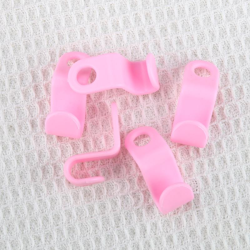 ABS One-Piece Hanger Connector Hooks for Wardrobe Space-Saving Clothes Drying Rack