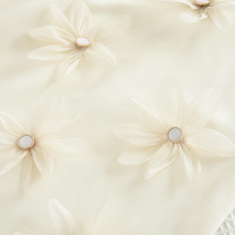 Mädchenkleid Sommer Neu Ärmellos Hochwertiges Gefühl Kinderkleidung 3D Blume Prinzessinnenkleid Großes Mädchenkleid