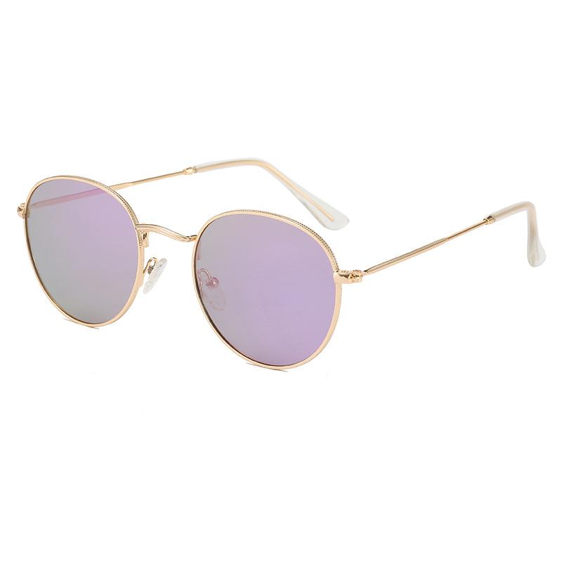 New Trend Sunglasses Fashion Personality Metal Round Frame Sunglasses Driving Essential Polarised Sunglasses