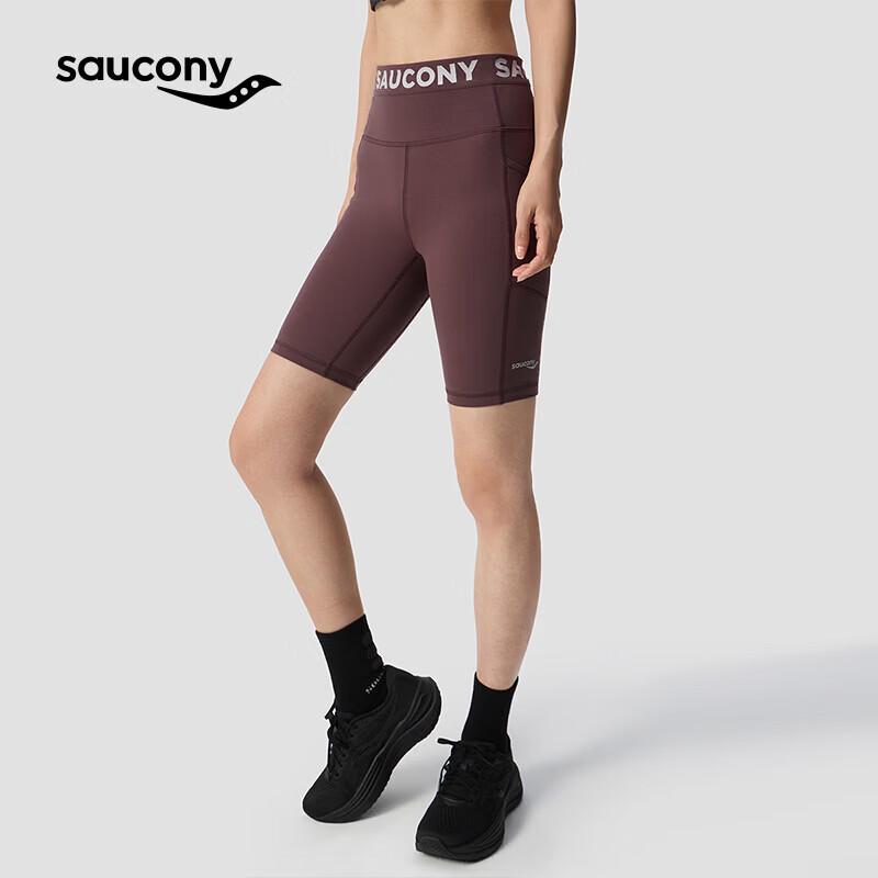 Saucony Women s High-Waist Knit Performance Bike Shorts M