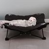 ShineTrip Yükseltilmiş Köpek Kedi Yatağı Kamp Katlanır Pet Karyolası Alüminyum Alaşımlı Taşıma Çantası ile Kapalı Alanda