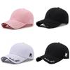Embroidery M Letter Baseball Hat Outdoor Adjustable Sun Breathable Protection