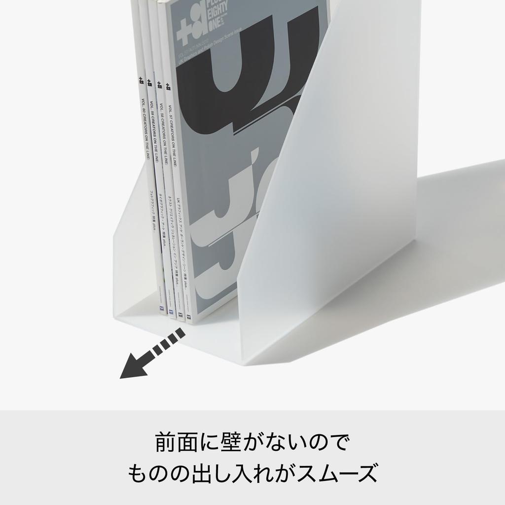 Storage Cases A4 File Set of W x D x H W x D x H All White Made in Desktop Upright Series Cumulative Sales Exceeding 10 Million Stylish Like-it Boxes,