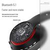 Bluetooth Headband Headset: Wireless Stereo, Noise-Canceling, Card Slot, Universal for Phones & Computers