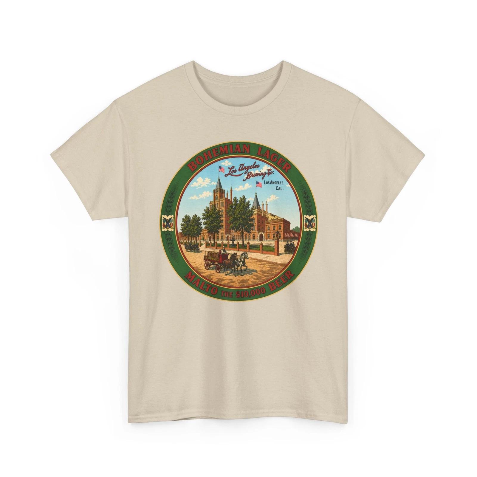 Los Angeles Brewing Co. CA Factory Bohemian Lager Beer Pre-Pro Retro T-Sirt S