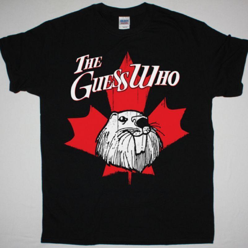 THE GUESS WHO TOUR 88-89 НОВАЯ ЧЕРНАЯ ФУТБОЛКА Унисекс Футболка XXL