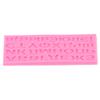 Russian Letters Mold Liquid Silicone Cake Chocolate Mold DIY Baking Mold for Bakery HomePink