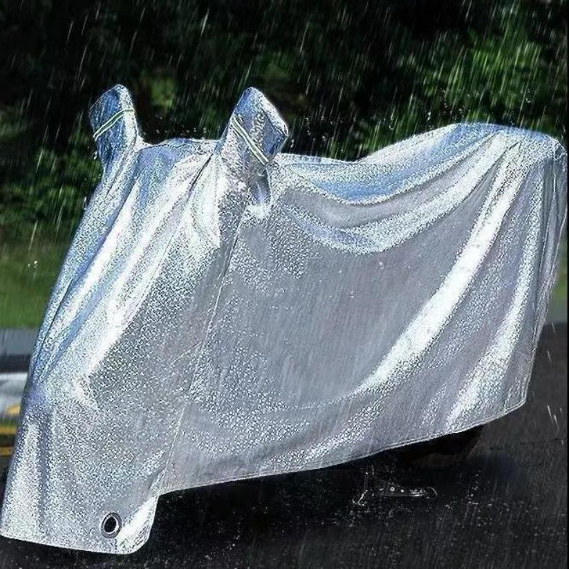 Motorcycle raincoat dustproof sunscreen rainproof electric bicycle cover full protection rain cover S