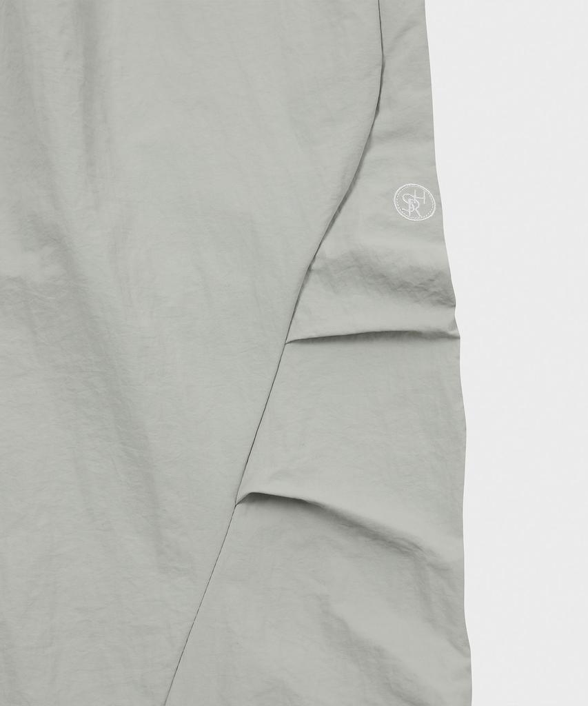 SLOW RECORD HOUSE Parachute Flare Pants_Gray