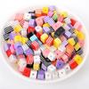 Colorful Square Resin Striped Beads for DIY Necklaces, Bracelets, and Jewelry Accessories