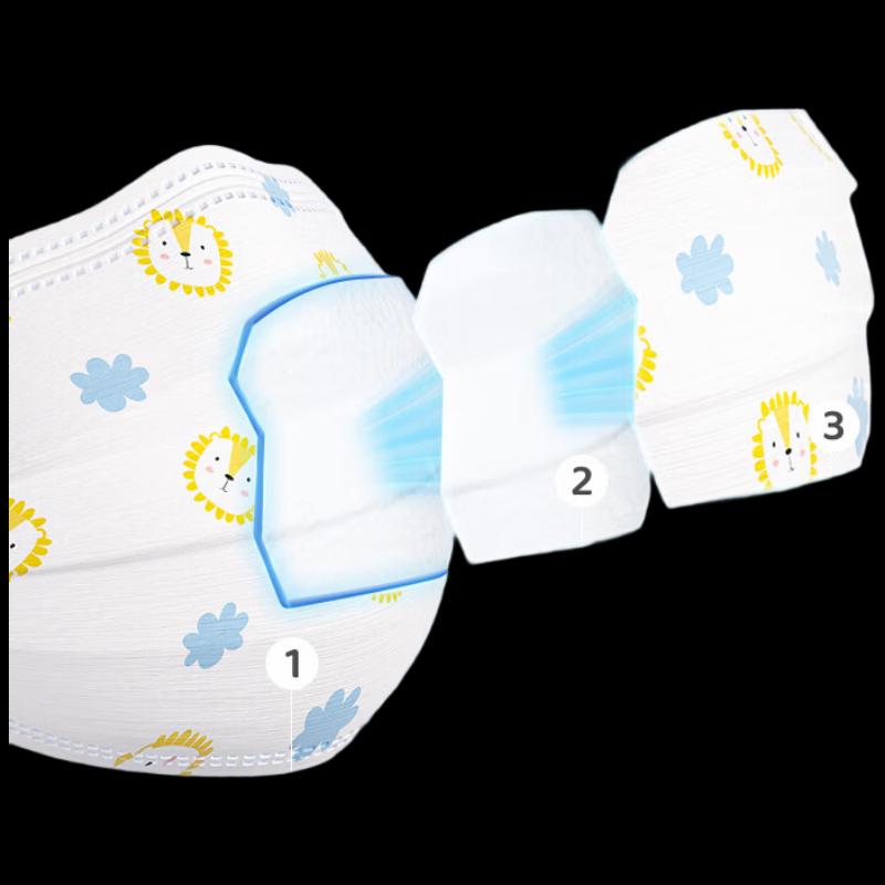 

Dr. Roos White Lion Kids Disposable Sterilized Face Masks