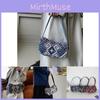 Chic Color Block Design Handbag For Everyday Use With Spacious Nylon Lining