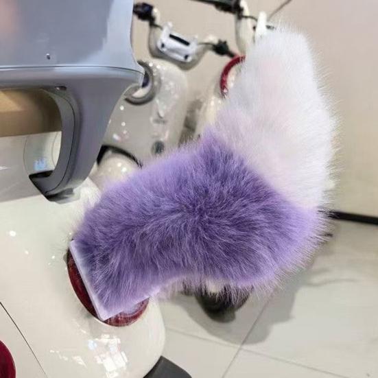 Remote Control Car Tail with Motion Sensor Plush Animal Tail for Vehicle Decoration And Cosplay USB Rechargeable Novelty Gift for Car Enthusiasts