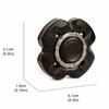 Armor Apen Fidget Spinner Roller Stainless Steel Metal Rotating Hand Spinning Top Tip Edc Stress Easing Sensory Toy Anti Anxiety