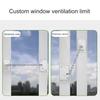 Adjustable Window Security Lock for Child Safety Ventilation Self Adhesive No Drilling Window Restrictor for Metal Wooden Sliding Window