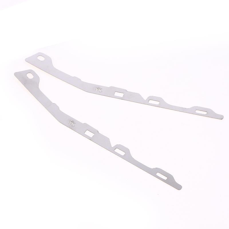 2Pcs Broken Opening Gap Bad Buckle Repairer Bracket For Fourth Generation City Gm2 Front Bumper Repair Metal Plate Buckle