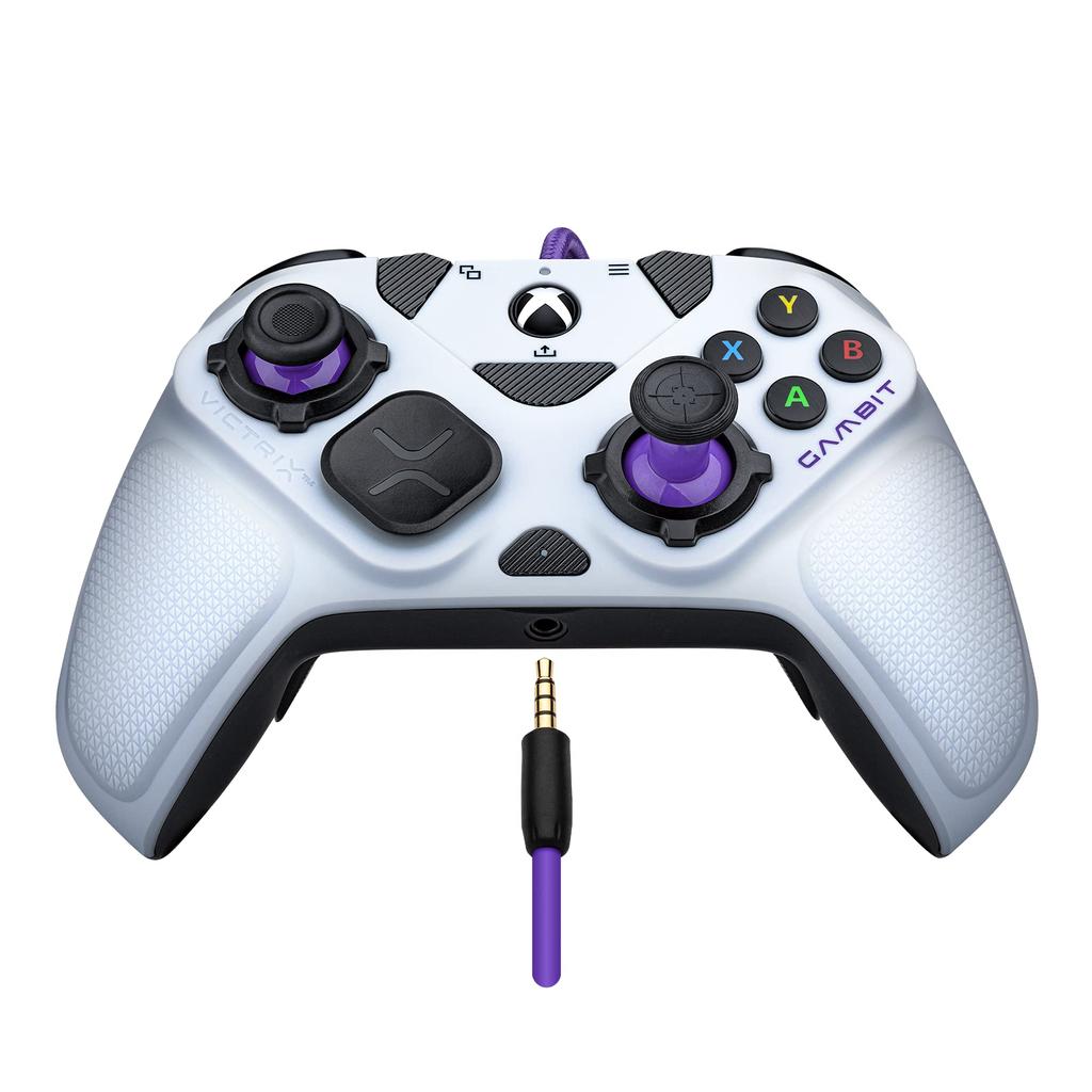 Licensed Xbox PDP Victrix Gambit Fastest Xbox Controller Gamepad Gaming Controller White [Officially Product] - World's - -