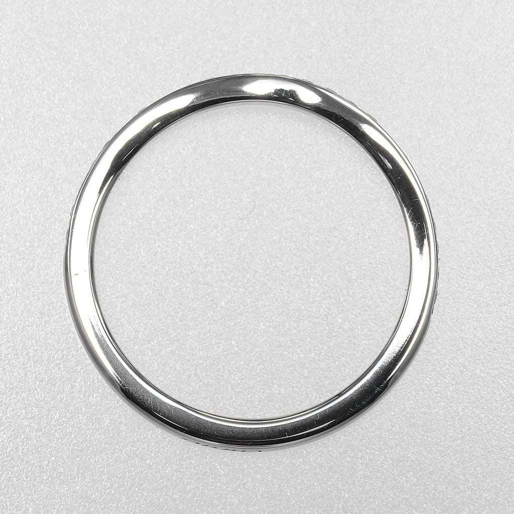 CARTIER Ballerina curve Ring Pt950Platinum/diamond #4.1(US Size) 2.87g Women Used