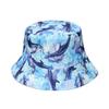 Double-Sided Ocean Print Bucket Hat for Men/Women, Breathable Fisherman Cap for Beach, Travel & Outdoor Casual Hip Hop