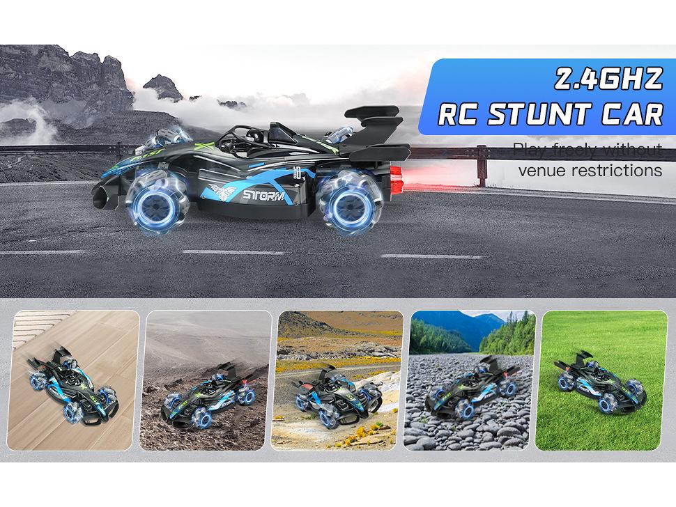 Spray Remote Control F1 Drift Car - Four-Wheel Drive Racing Toy for Kids