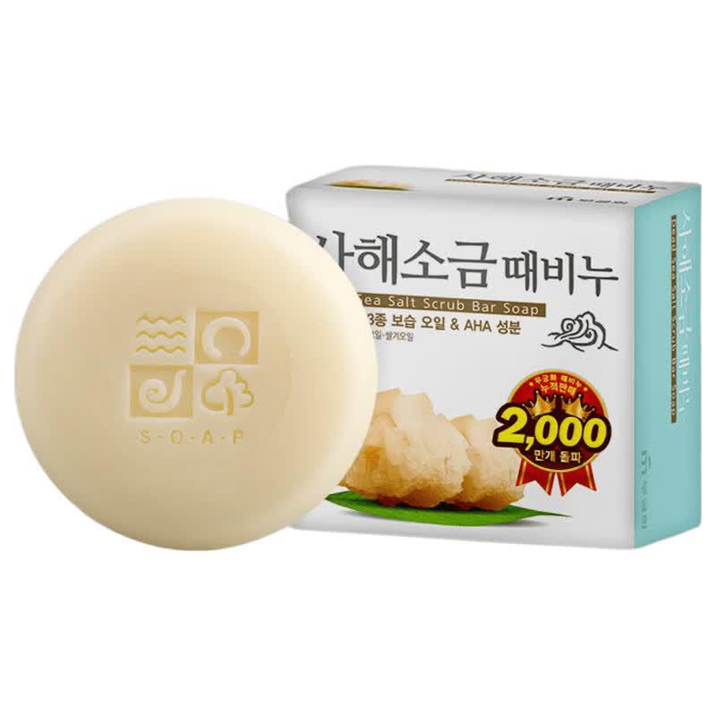 Wujinhua Korean Exfoliating & Moisturizing Sea Salt Soap