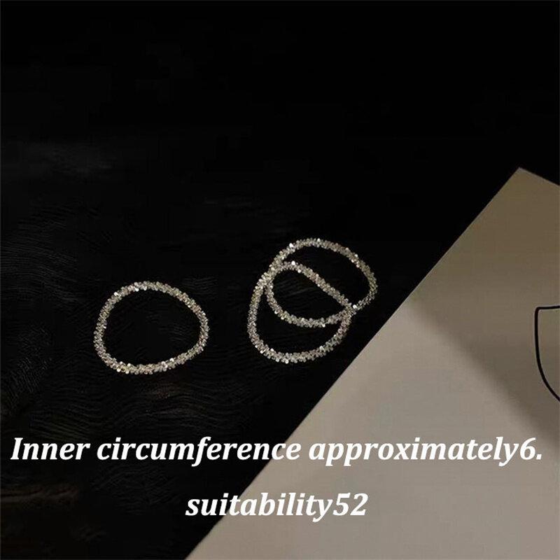 Inel cu zircon Inele de oțel inoxidabil cu zirconiu clasic Moda de lux Femei Inele cu personalitate Fete Norocoase Cadouri pentru petrecere de nuntă