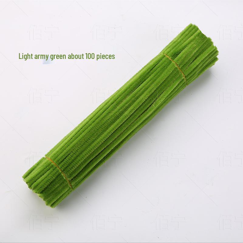 Macaron Color Extra Dense Handmade Flower Pipe Cleaners