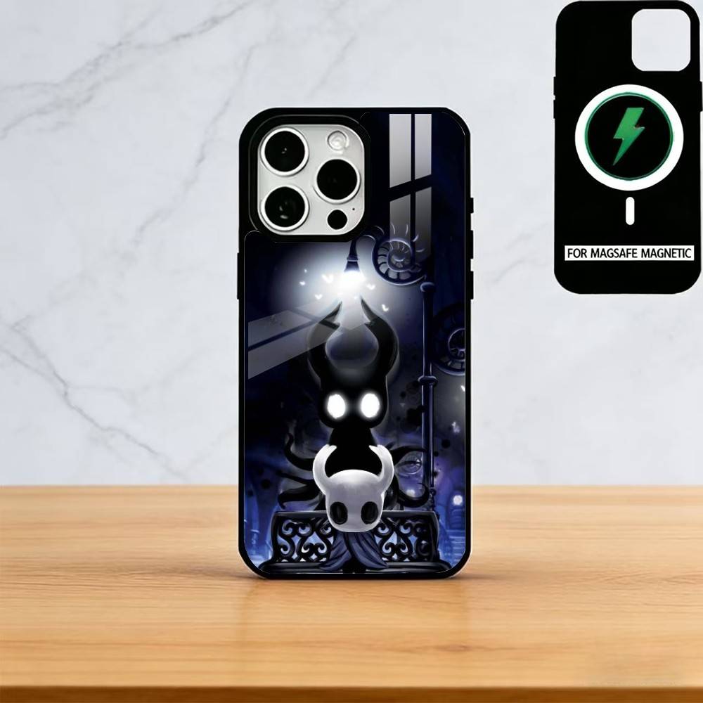 H-Hollow K-Knight Silksong Phone Case For iPhone17,16,15,14,13,12,11 Plus,Pro Magnetic with Magsafe Wireless Charging