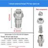 Stainless Steel Modular Cooling & Dehumidifying Nozzle Set (3-4 Pieces) with TPU Quick Release & Filter