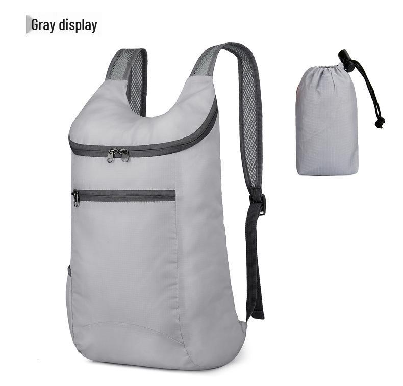 Men's and Women's Large Capacity Lightweight Outdoor Sports Backpack - Water-Repellent and Foldable with Custom Logo.