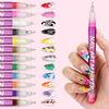 Manicure Painting Pen 12 Color Super Fine Nail Art Liner Dotting Brush Nail Art Accessories Drawing DIY Painting Drawing Tools
