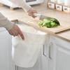 1Pc Small Trash Can Plastic Unique Irregular Creased Modern Wastebasket Open Top Garbage Bin for Bathroom Office Bedroom Kitchen