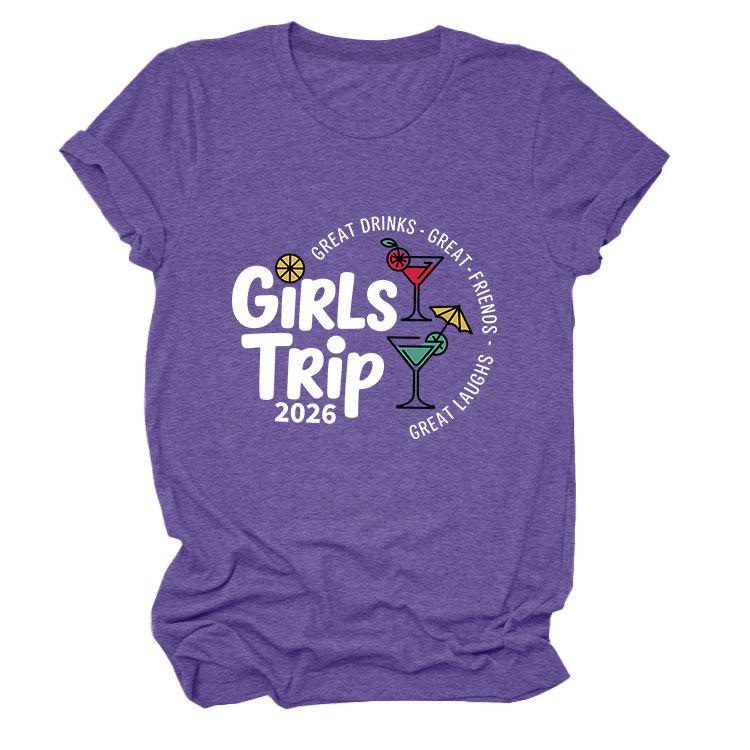 Camiseta Feminina Versátil Confortável com Gola Redonda e Manga Curta