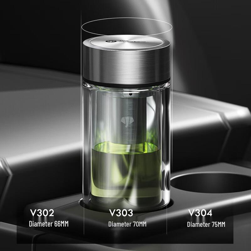 Vientiane Double-layer Glass Tea Infuser Bottle