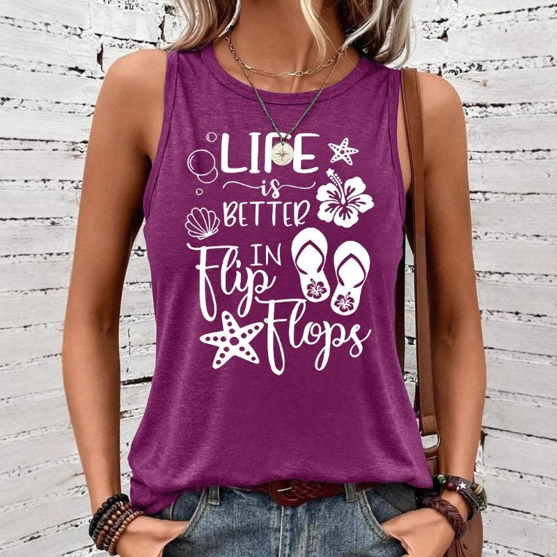 Top Vest, Sleeveless Halter Top Loose Base Vest