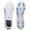 New PUMA KING MATCH AG Short Rubber Studs FG Long Rubber Studs Soccer Shoes Men's White Blue 107863-02