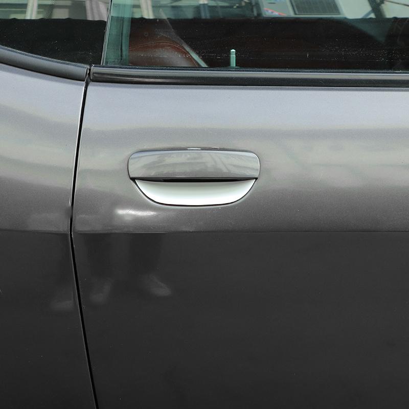 Ca ABS Maniglia esterna della porta Ciotola Ornamento Decorazione Adesivo adatto per Dodge Challenger dal 2015 in su Accessori esterni