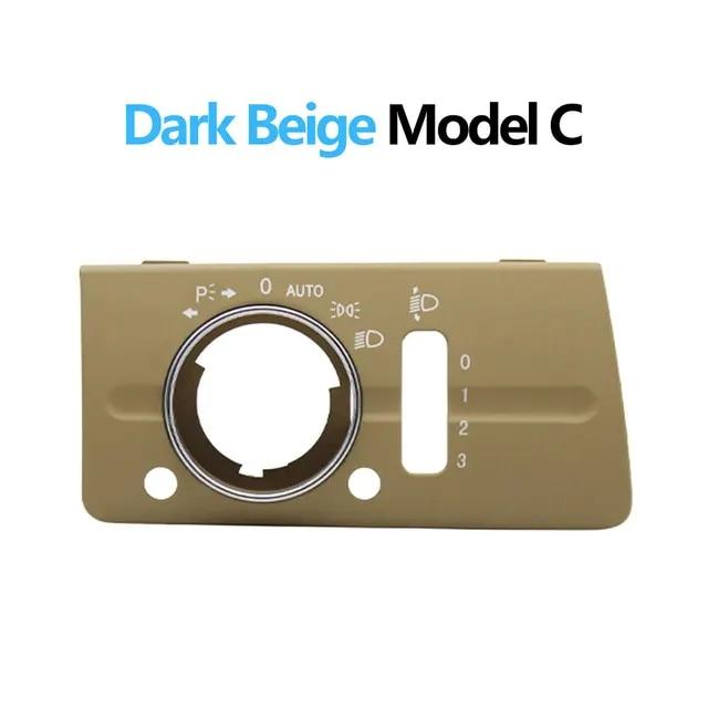 LHD Front Left Dashboard Headlight Lamp Switch Cover Trim Replacement For Mercedes Benz W211 E Class 320 350 550 2003-2008