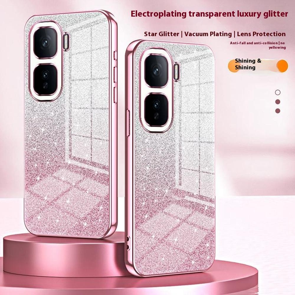 For vivo iQOO Neo10 5G/Neo10 Pro 5G Case Electroplating Gradient Glitter TPU Phone Cover