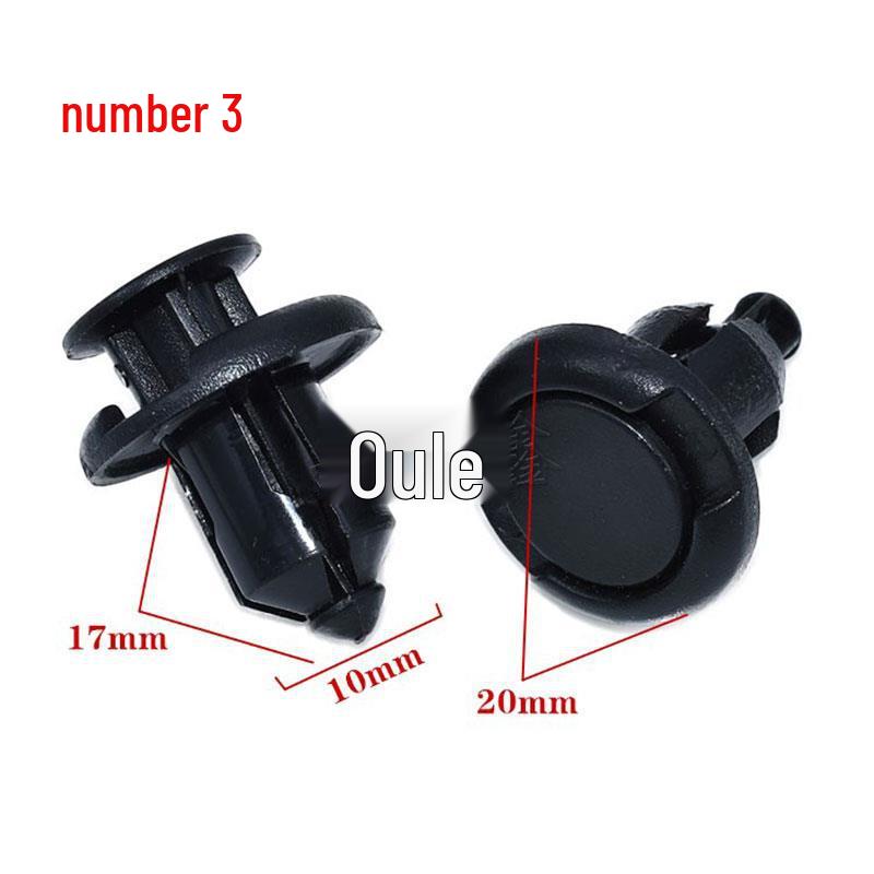 Universeller Gummi-Stoßfänger Auto Schalldämmknopf mit Spreizschrauben-Schnalle