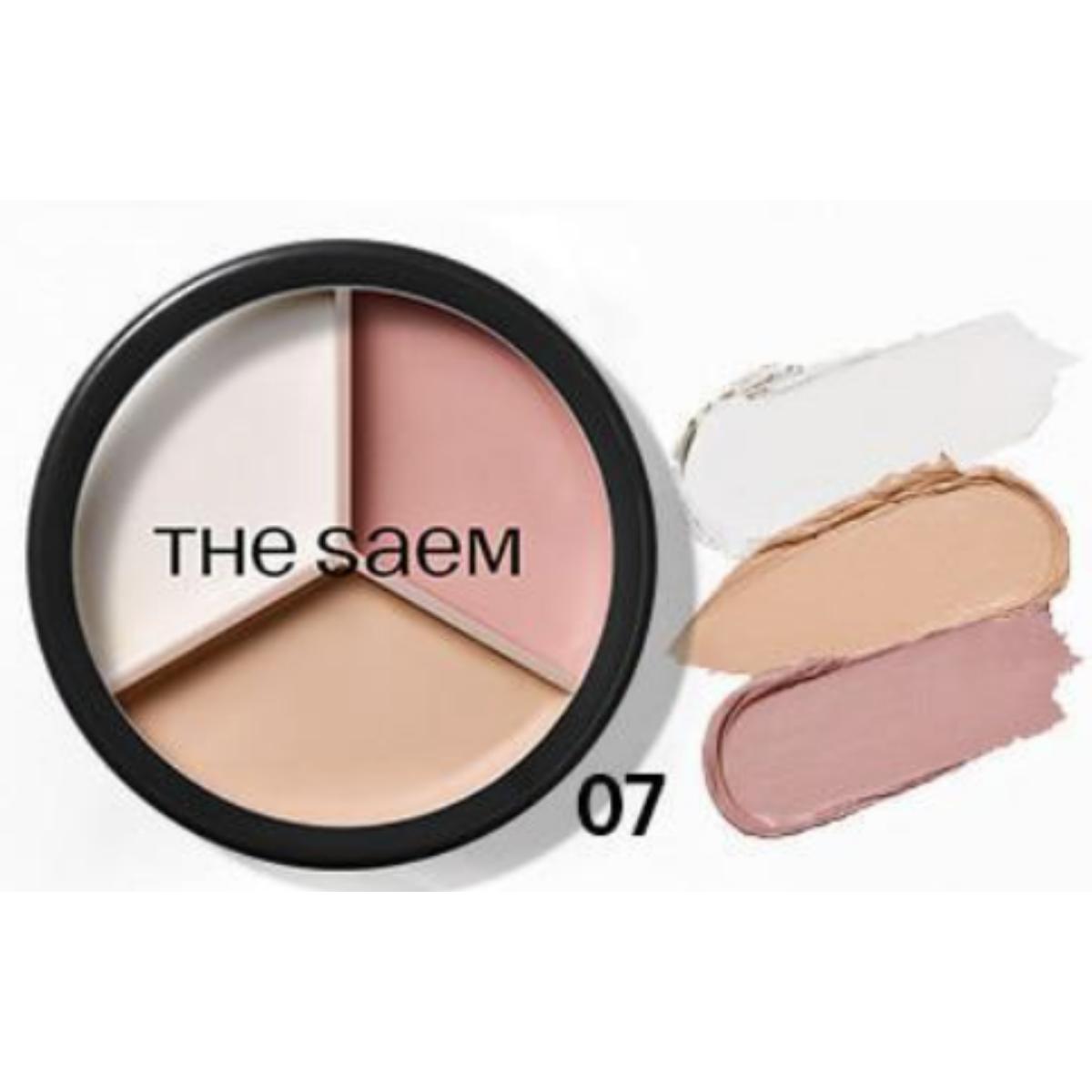 

[The Saem] Cover Perfection Triple Pot Concealer 13.5g 07 Pink Beige