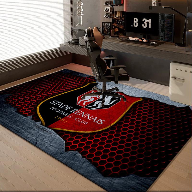 1PC rug Stade Fc Emblem Carpet, Chair Rug,Area Rug for Office Bedroom living rooms bedroom, Doormat decor Christmas fan gifts