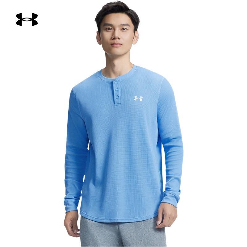 Under Armour Men s DFO Waffle Henley Long Sleeve T-Shirt XL