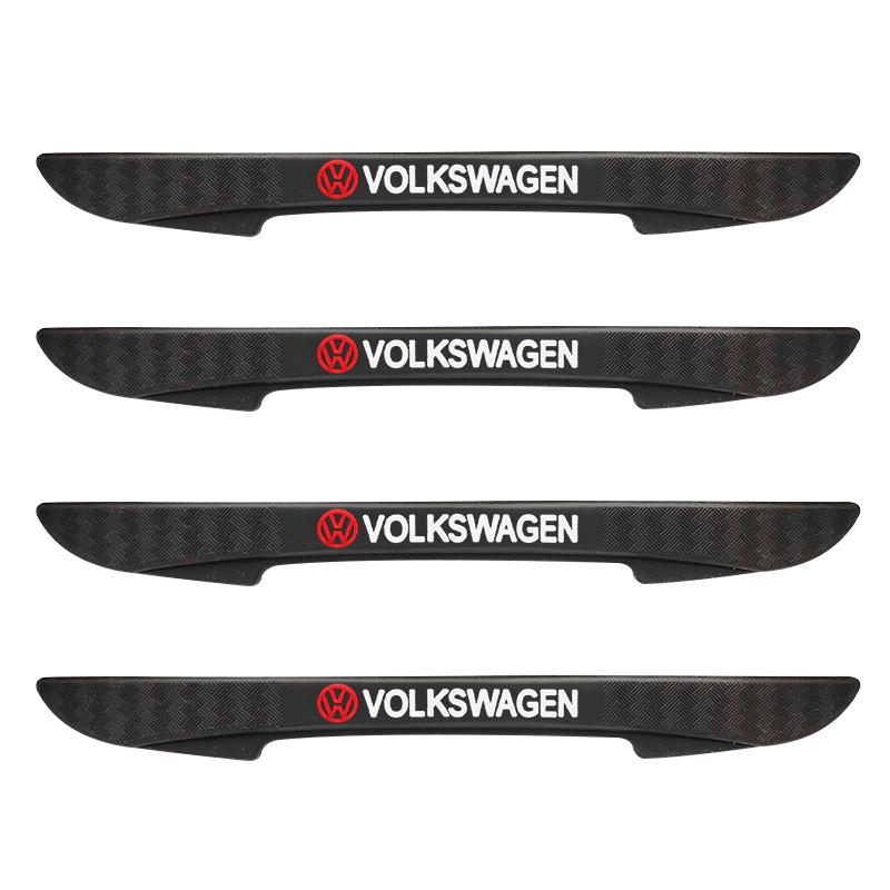 Car Rubber Door Edge Protector Stickers Anti Collision Strips Accessories For VW Passat Polo 6 4 mk6 Jetta B6 Golf CC GTI Touran Ry3