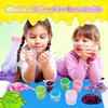 Clear Jelly Crunchy Slime Kit, 6 Packs Slime Kits for Girls, Non Sticky Slime for Kids, DIY Premade Crystal Glue Boba Slime Set, Super Soft Sludge Toy