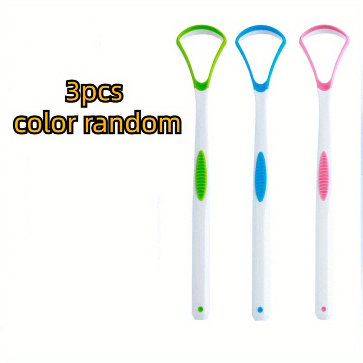 5 Stuks Tongschraper Mondreiniger Borstel Frisse Adem Reiniging Gecoate Tandenborstel Hygiëne Verzorgingstools voor Volwassenen Combo
